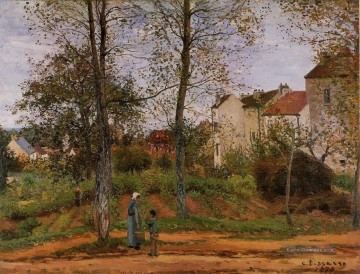 self portrait 2 Ölbilder verkaufen - Landschaft in der Nähe von Louveciennes 2 1870 Camille Pissarro